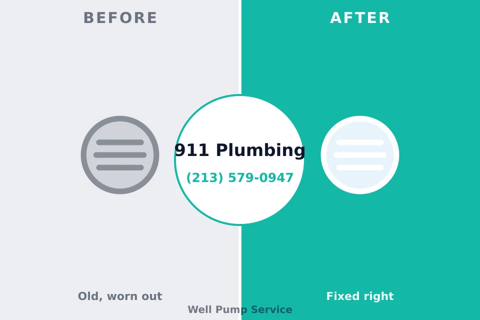 Before and after: plumbing repair Colville, WA